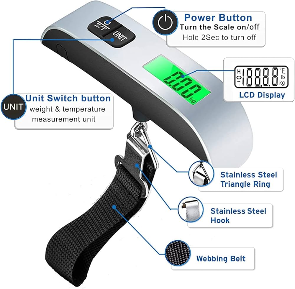 portable luggage scale